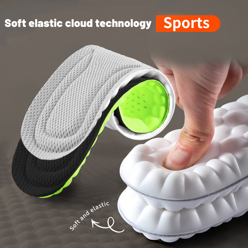 Sneakers Care - แผ่นรองรองเท้าเมมโมรี่โฟม 1 คู่ สำหรับรองเท้าผู้ชาย ผู้หญิง นาโน