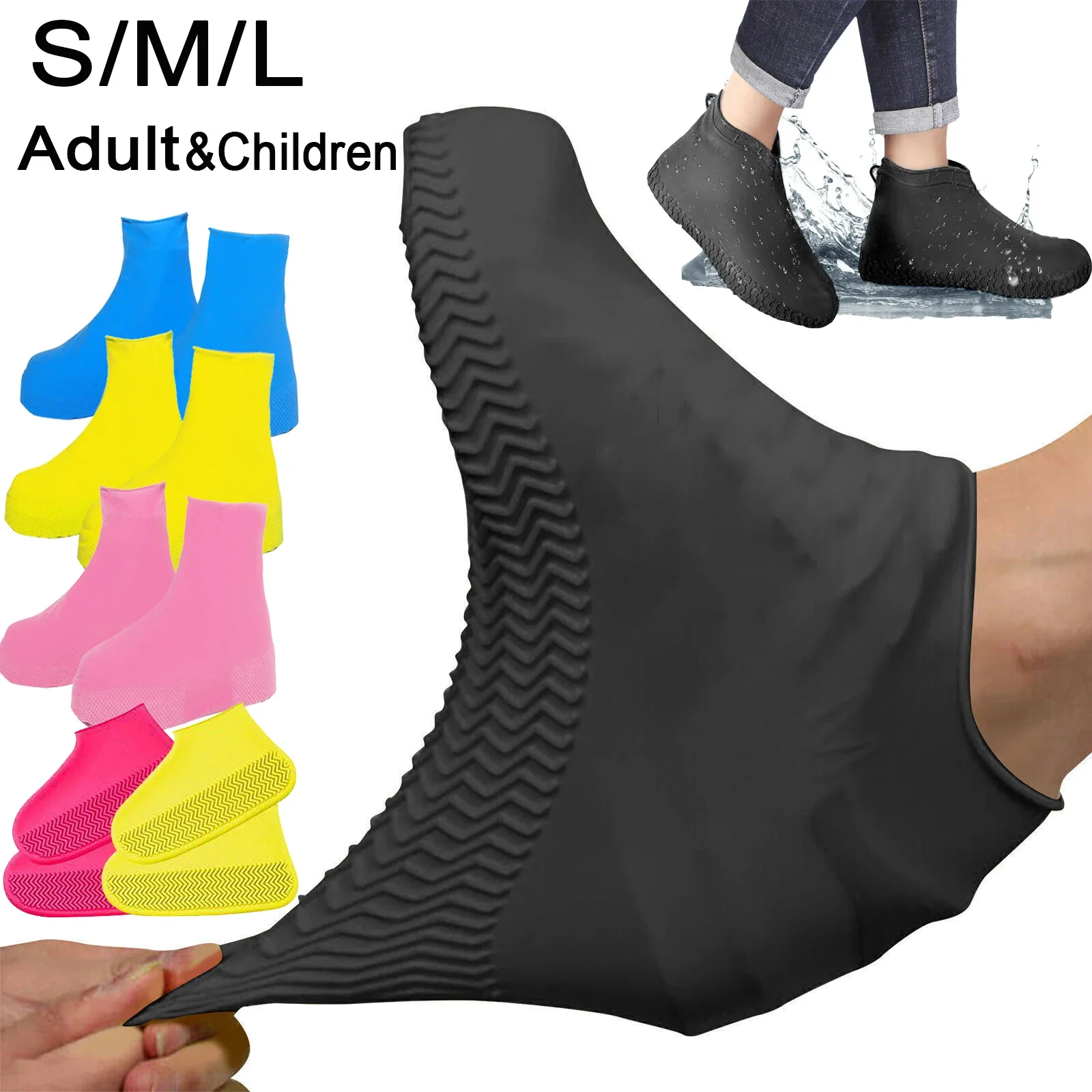 Sneaker Case - รองเท้ากันน้ําซิลิโคน Anti-SLIP Rain BOOTS รองเท้าผ้าใบ Unisex