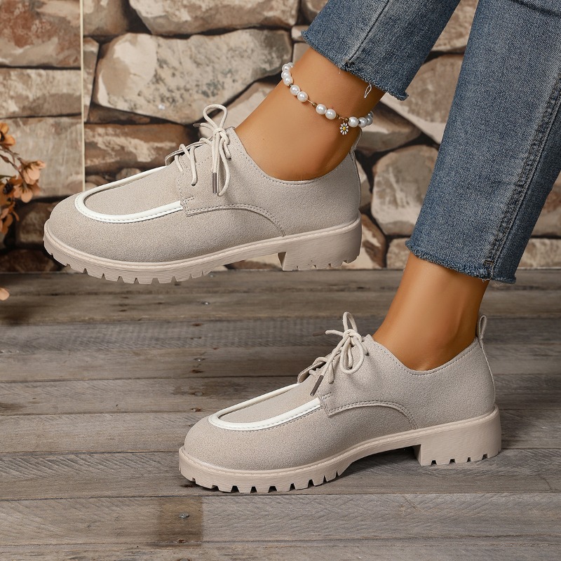 Sneakers Er - รองเท้าผ้าใบผู้หญิงแบบสวมสบาย น้ำหนักเบา สีพื้น หัวมน รองเท้ากีฬาฤดูร้อน รองเท้าพื้นหนาแบบวัลคาไนซ์