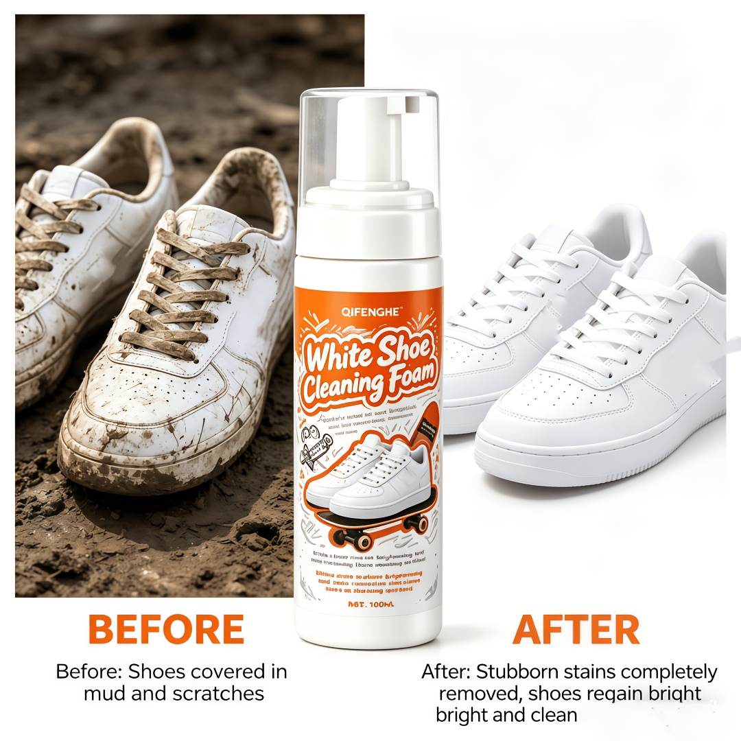 โฟมทำความสะอาดรองเท้าสีขาวแบบพ - Sneakers Care บทวิจารณ์และราคา