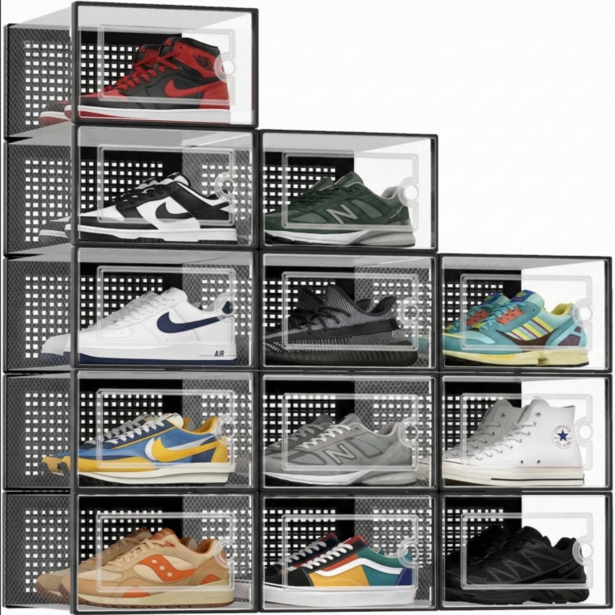 กล่องเก็บรองเท้าพลาสติกใส 12 แ - Sneaker Case บทวิจารณ์และราคา