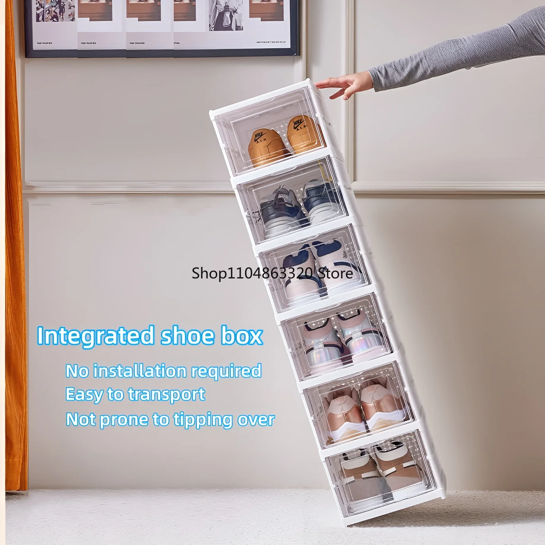 กล่องรองเท้า 6 ชั้น พับได้ โปร - Sneaker Case บทวิจารณ์และราคา