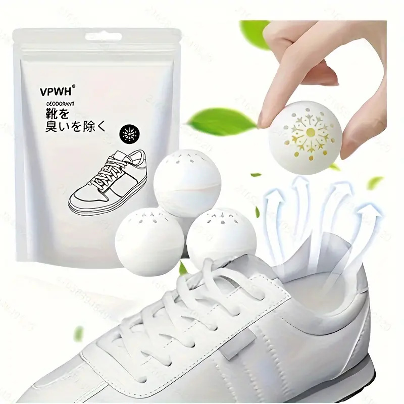 6/18/30pcs รองเท้าผ้าใบ Deodor - Shoe Deodorizer Ball บทวิจารณ์และราคา