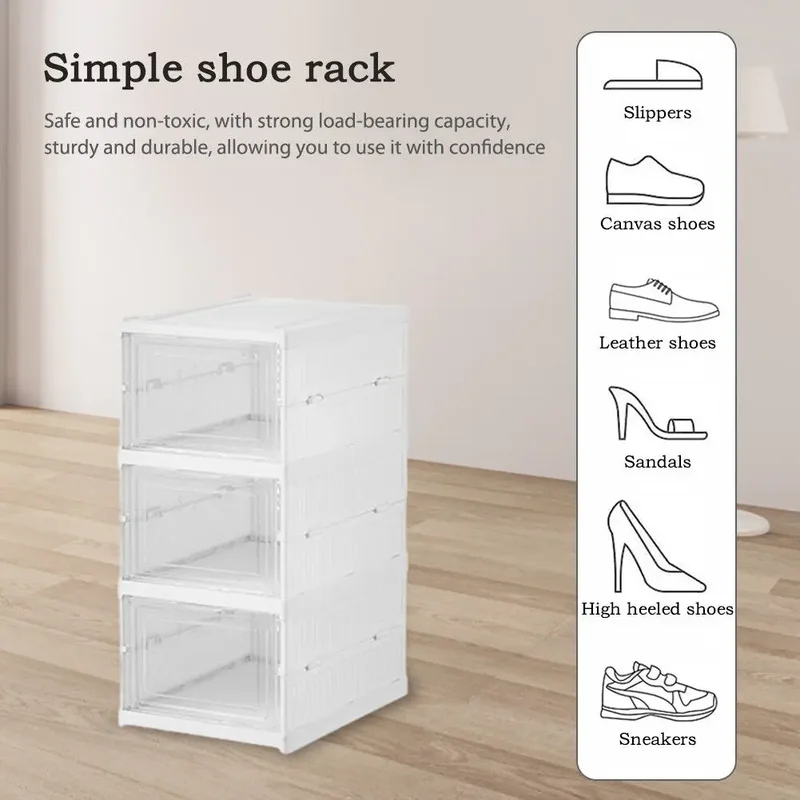 กล่องเก็บรองเท้าแบบพับได้ 6 ชั - Sneaker Case บทวิจารณ์และราคา
