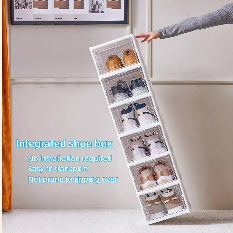 กล่องเก็บรองเท้าแบบพับได้ 6 ชั - Sneaker Case บทวิจารณ์และราคา